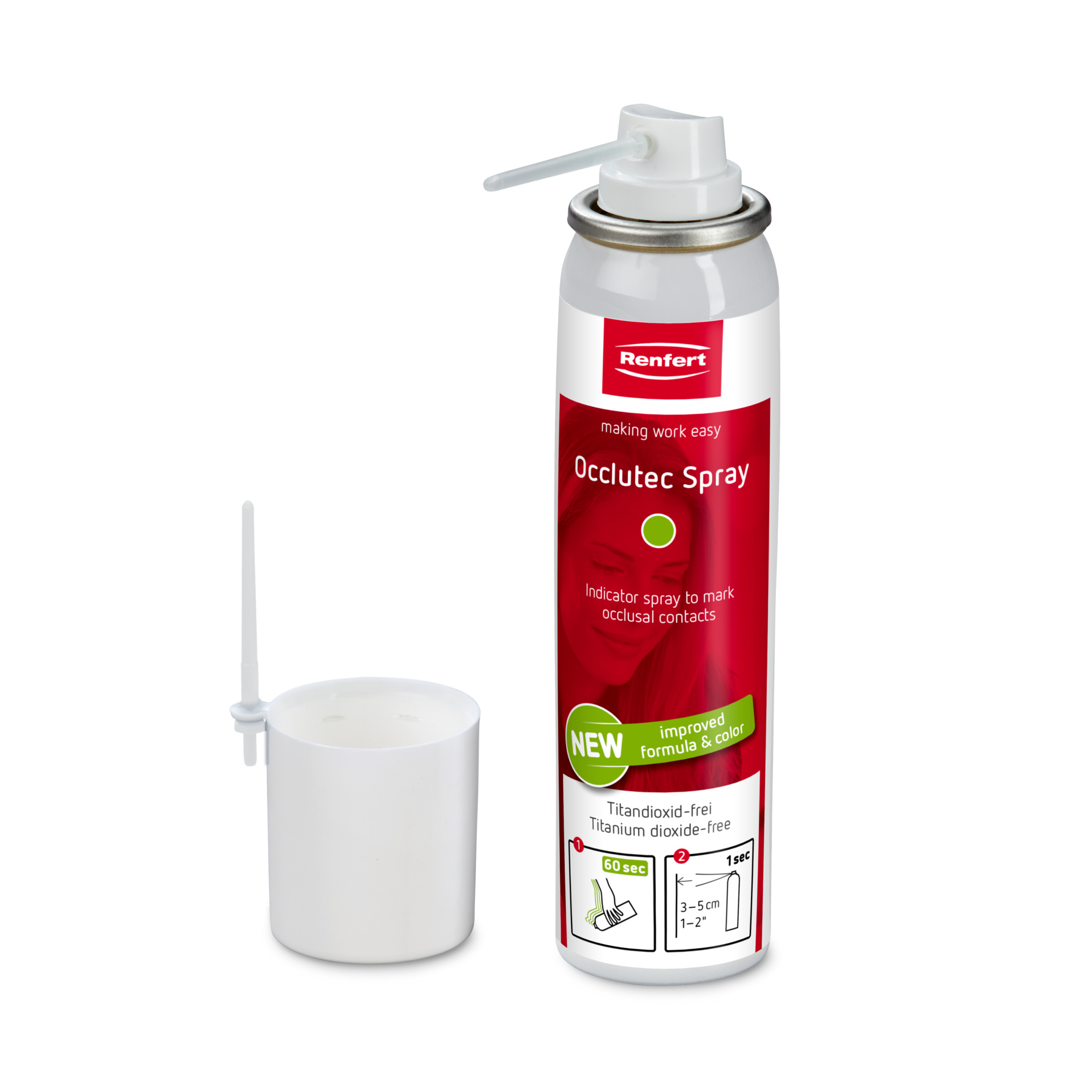 Spray pentru ocluzie Occlutec verde Renfert