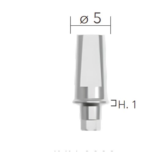Straight abutments ø5 (bont titan, drept) B&B Dental