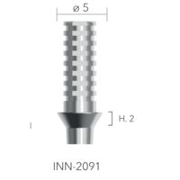 Temporary abutments in titanium rotating (bont temporare) B&B Dental