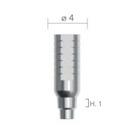 Temporary abutments without shoulder in titanium rotating (bont temporare) - șurub inclus B&B Dental
