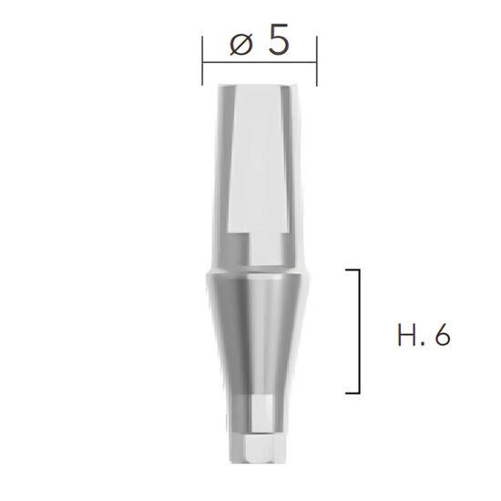 Straight abutments ø5 (bont titan, drept) B&B Dental