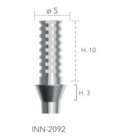 Temporary abutments in titanium rotating (bont temporare) B&B Dental