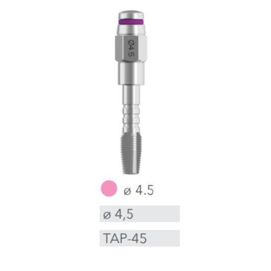  Instrument ascutit cu un capat filetat pentru taierea osului Bone Tap ø4.5 B&B Dental