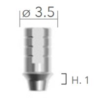 Slim TI LINK Base Swivelling  ø3.5 (bază Slim, rotativă) - șurub inclus B&B Dental
