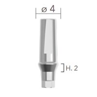 Straight abutments ø4 (bont titan, drept) B&B Dental