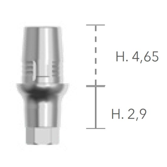 CEREC T-BASE S Line Non Rotation - șurub inclus B&B Dental