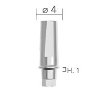 Straight abutments ø4 (bont titan, drept) B&B Dental