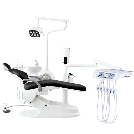 Unit dentar Desinfection SAFETY M2+ Black and Silver cu brate pe jos