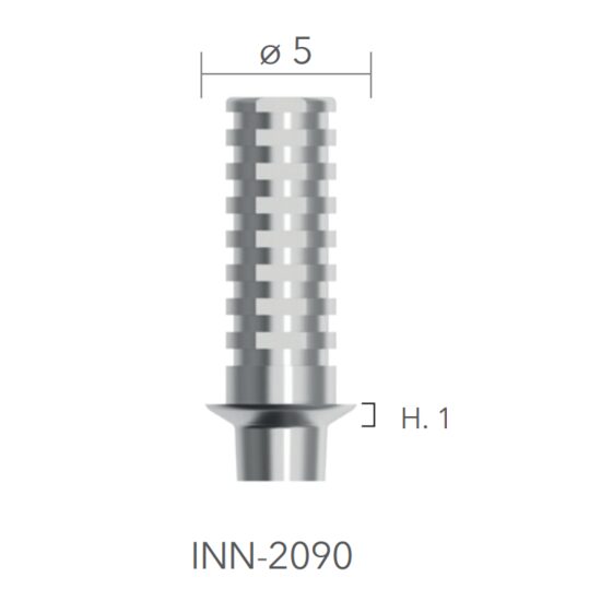 Temporary abutments in titanium rotating (bont temporare) B&B Dental