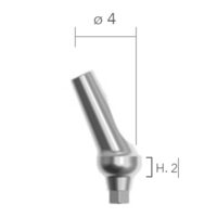 Angled Abutments ø4-25°(bont TITANUM, angulat 25°) B&B Dental