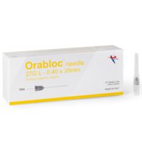 Ace atraumatice Orabloc Needles gri -G27 0.4 x 35mm x 100buc Pierrel