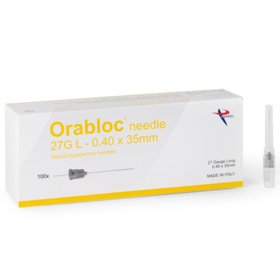 Ace atraumatice Orabloc Needles gri -G27 0.4 x 35mm x 100buc Pierrel