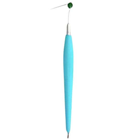 Maner pentru ace cu conexiune la apex locator Microscop File Holder albastru by Medident