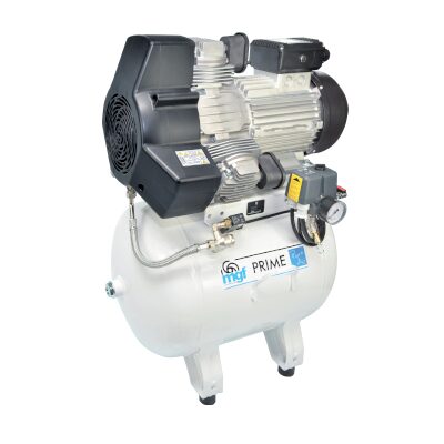 Compresor de aer cu piston PRIME S 50/25- fara ulei, 3 cilindri,FAD de aer comprimat de 250 l/min la 5 bari,40 L MGF Compressors