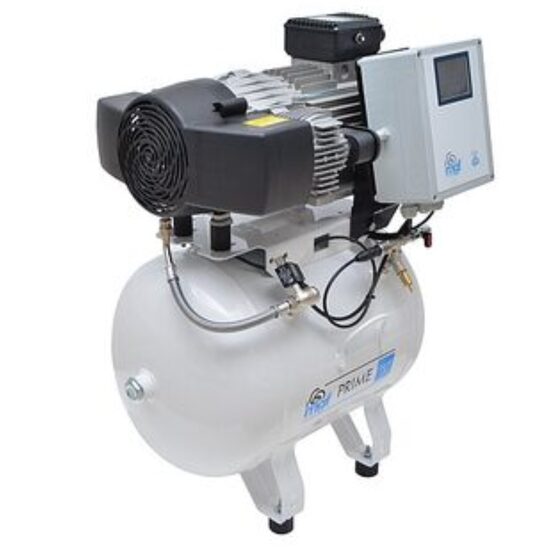 Compresor de aer 50/15 Prime S  - cu piston, fara ulei,1 cilindru,FAD de aer comprimat de 85 l/min la 5 bari,24 L MGF Compressors