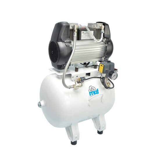 Compresor 50/10 Genesi S  - fara ulei, FAD la 5 bar 135 l/min,rezervor40 L,fara uscator MGF Compressors