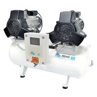 Compresor de aer Tandem Prime S 100/50 fara ulei versiunea IOT, 6 cilindri, cu o putere de aer de 500 l/min,5 bar,90L MGF Compressors
