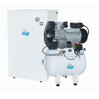 Compresor silentios CS 50/25 PRIME S fara ulei, debit 190 l/min@8 bar,40L MGF Compressors