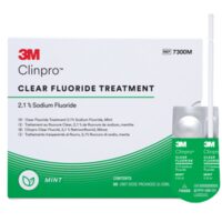 3M™ Clinpro™ Clear Fluoride Treatment, Single-Use 50 L-Pop™-gel cu fluor Menta 50buc x 0.5ml