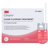 3M™ Clinpro™ Clear Fluoride Treatment, Single-Use 50 L-Pop™- gel cu fluor pepene rosu 50buc x 0.5ml