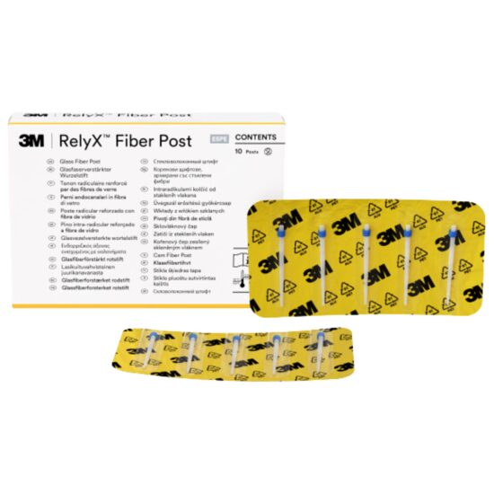 3M™ RelyX™ Fiber Post Refill-pivoti din fibră de sticlă 10 buc.+10 varfuri prelungitoare