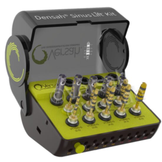 Densah Sinus Lift Kit-8 freze,1 pilot,5 G-stop și suport Versah
