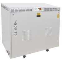 Compresor de aer CS 100/50 Tandem Prime X3 10 Bar- fara ulei, cu membrana, 330 l/min la 8 bar, rezervor 90L MGF Compressors