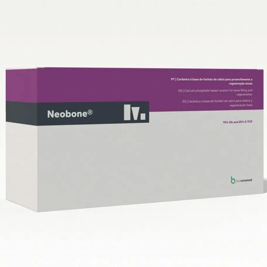 Neobone-substitut osos sintetic 75% HA + 25% B-TCP, granule 1-2mm, 2g Bioceramed