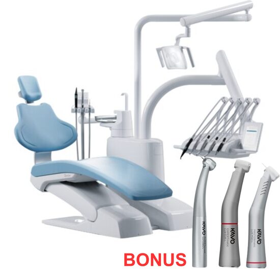 Unit dentar amiQa S cu furtune pe sus + BONUS: 3 piese KaVo (E680L, E25L, M45L)