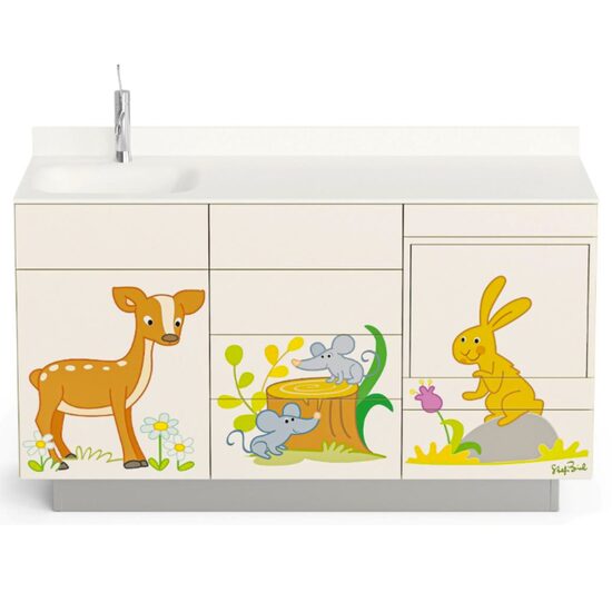 Mobilier Astra Mobili gama Bosco-pentru cabinete de stomatologie pediatrică