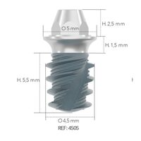 DURA-VIT SHORT MONO Implant ø4.5x5.5mm B&B Dental