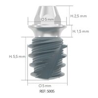 DURA-VIT SHORT MONO Implant ø5x5.5mm B&B Dental