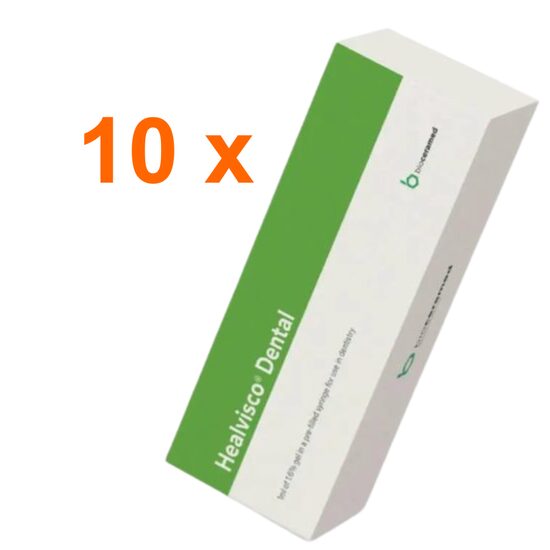 Pachet special: 10 x Healvisco Dental-acid hialuronic 1ml  Bioceramed