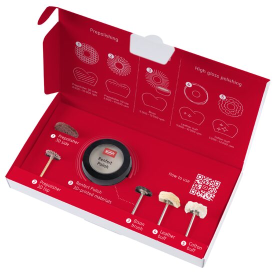 Renfert Polish 3D-printed materials starter kit 