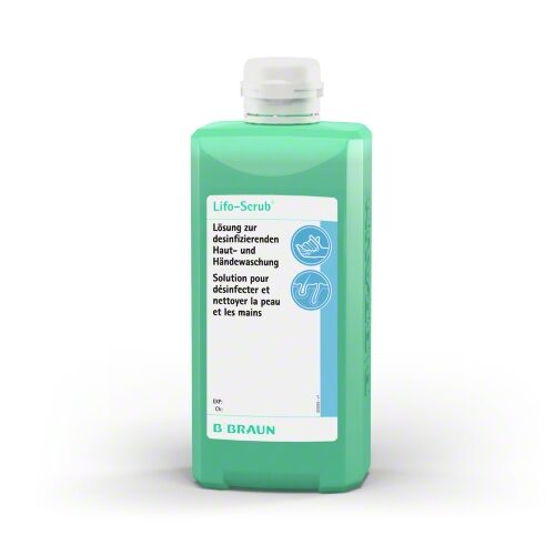 LIFOSCRUB-sapun dezinfectant lichid pentru maini, pe baza de clorhexidina 4% 500 ml
