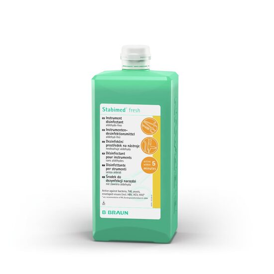 STABIMED FRESH BOTTLE "CENT"- detergent si dezinfectant fara aldehide pentru instrumentar medical 1L