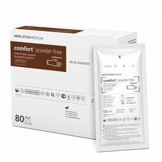 Manusi chirurgicale sterile nepudrate pachet x 1 pereche  8