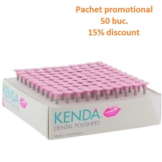 Pachet Gume de finisat roz palarie (compomer, compozit, glasiomer) Kenda, 50 buc.