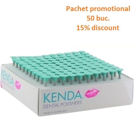 Pachet Gume de finisat verzi palarie (compomer, compozit, glasiomer) Kenda, 50 buc.