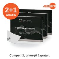 2 + 1 gratis T-BARRIER COLLAGEN-membrana colagen 30x40mm-2buc -B-00223/5