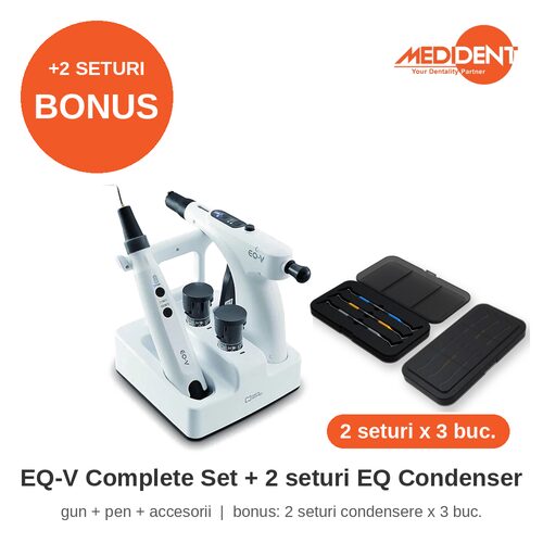 EQ-V-complete set gun+pen+accesorii + 2 seturi EQ CONDENSER SET- cut x3buc