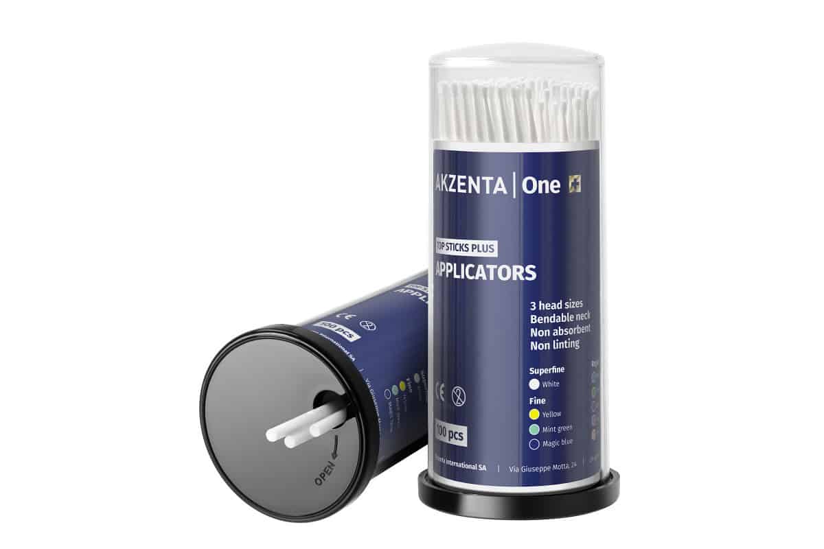 Tipsuri aplicatoare Top Sticks Plus White Akzenta 