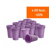 Pahare de unica folosinta Liliac x 100 buc Akzenta