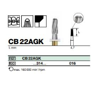 Freze extradure CB22AGK.314.016 x 5 buc. D+Z