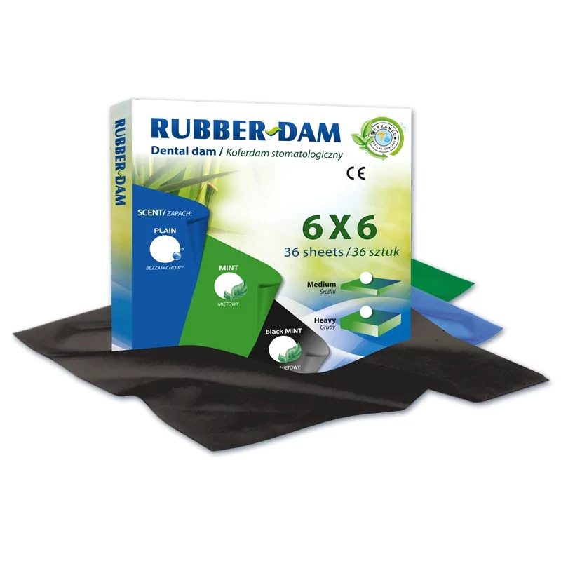 Camp de diga Rubber Dam negru Cerkamed