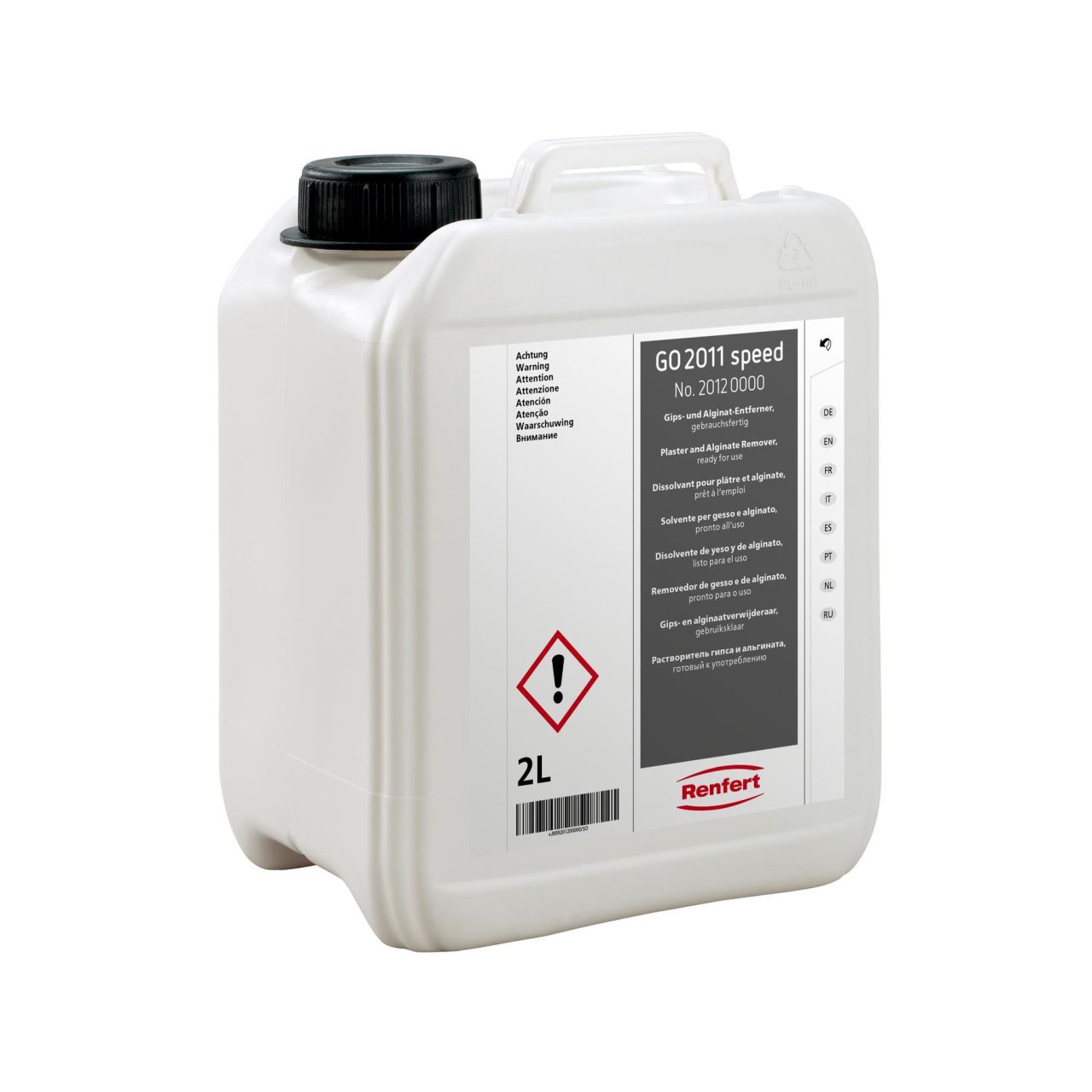Solvent curatare alginat si gips GO 2011 Speed x 2000 ml Renfert