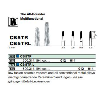 FREZE TAIAT COROANE CB5TRL.314.012 x5buc cutie
