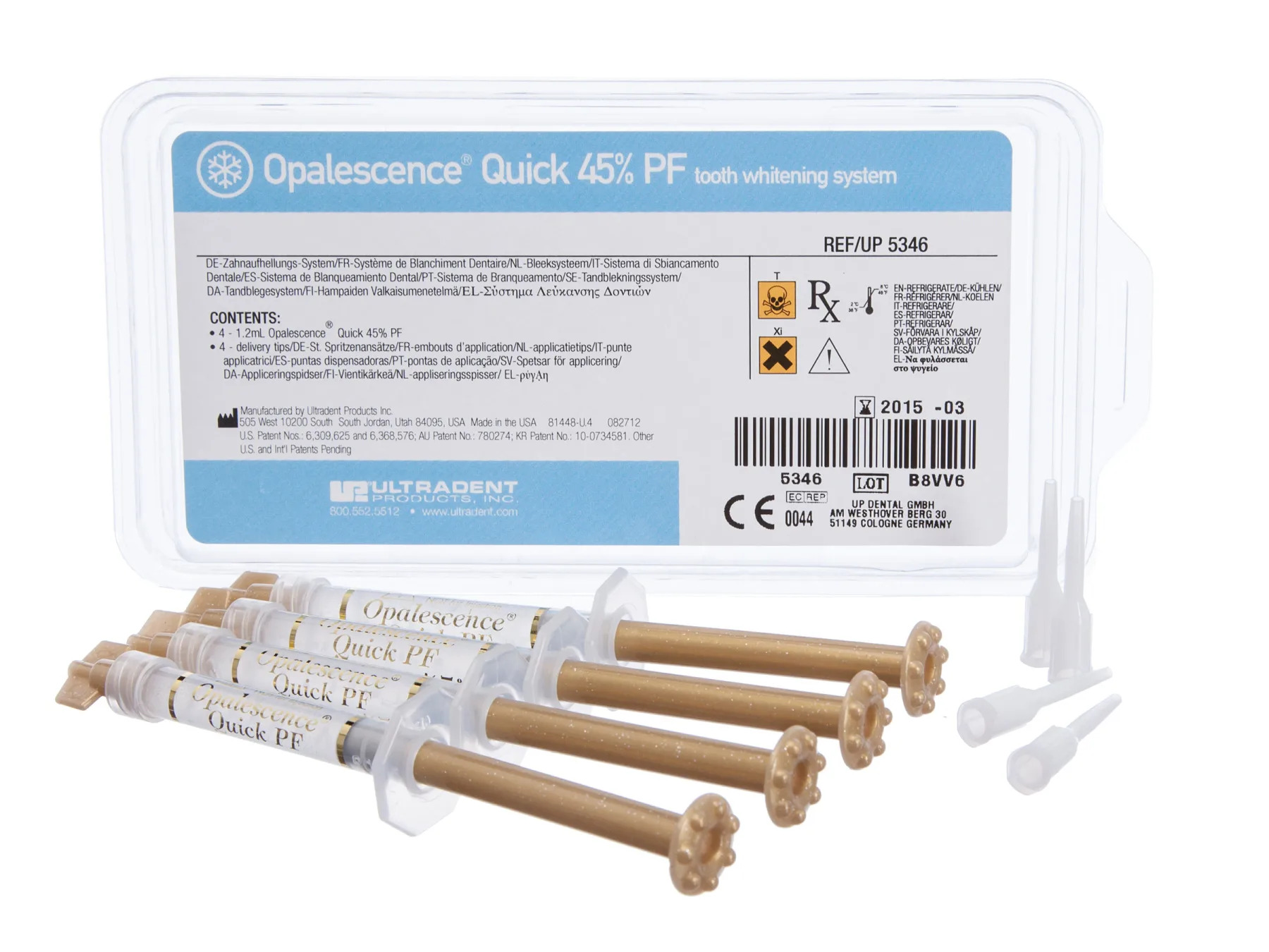 Opalescence Quick Kit 45% gel de albire Ultradent 