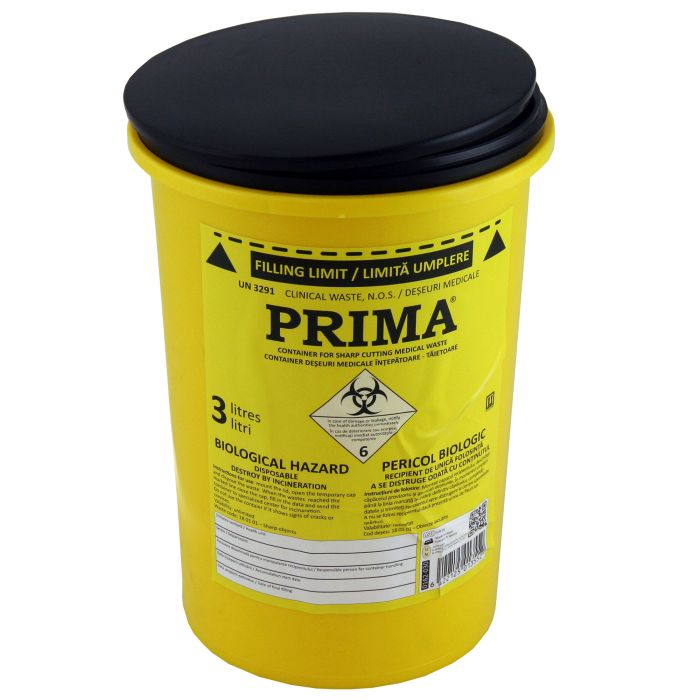 Cutie de incinerat din plastic 3l