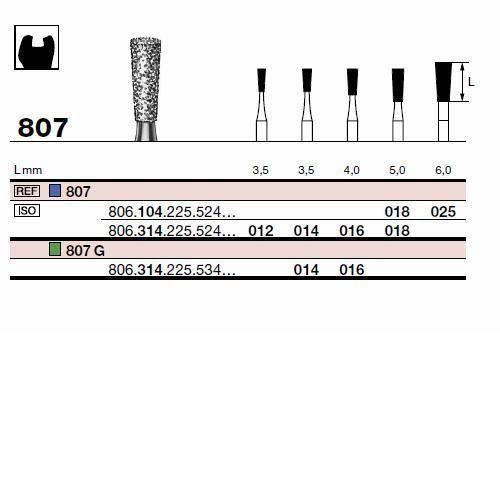 Freze diamantate con invers 807.314.014 x 5 buc. D+Z
